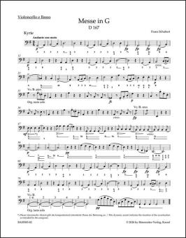 Mass in G major D 167 Standard
