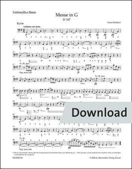 Mass in G major D 167 Download