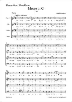 Mass in G major D 167 Standard