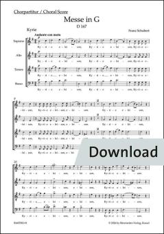 Mass in G major D 167 Download