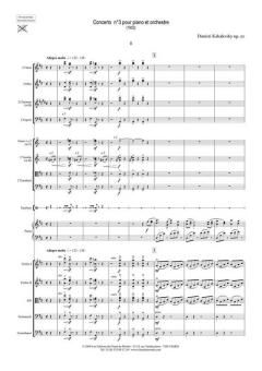 Concerto pour piano et orchestre no.3 