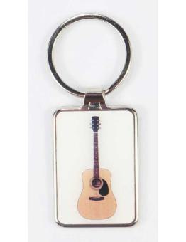 Keyring guitar metal 