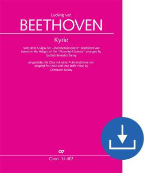 Kyrie based on the Adagio of the "Moonlight Sonata" (arr. Gottlob Benedict Bierey) Download
