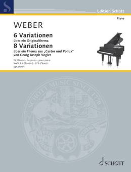 6 The variation up. 2 WeV R. 4 - 8 The Variation op. 5 WeV R. 5 