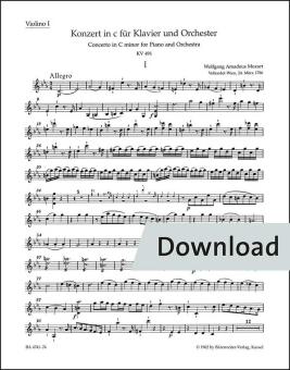 Konzert Nr. 24 c-Moll KV 491 Download