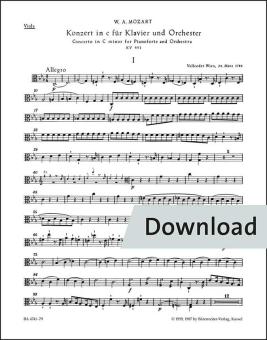 Konzert Nr. 24 c-Moll KV 491 Download