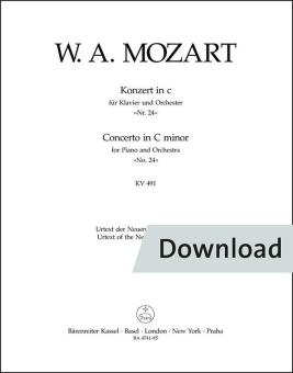 Konzert Nr. 24 c-Moll KV 491 Download