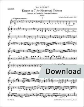 Konzert Nr. 25 C-Dur KV 503 Download