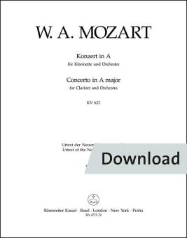 Konzert A-Dur KV 622 Download