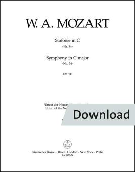 Sinfonie Nr. 34 C-Dur KV 338 Download