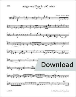 Adagio und Fuge c-Moll KV 546 Download
