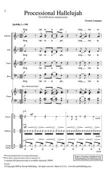 Processional Hallelujah (Percussion Parts) Download