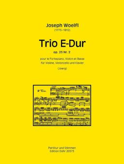 Klaviertrio E-Dur op. 23/2 