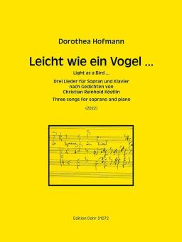 Leicht wie ein Vogel... 