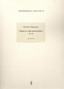 Poème for violin and orchestra op. 25 