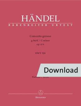 Concerto grosso g-Moll op. 6/6 HWV 324 Download