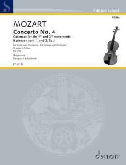 Concerto No. 4 in d major K. 218 