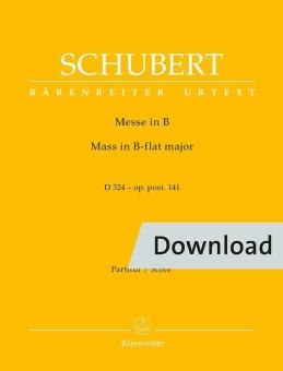 Mass in B flat major op. post. 141 D 324 Download