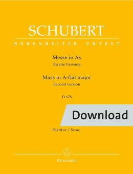 Mass in B flat major op. post. 141 D 324 Download