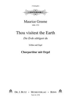 Thou visitest the Earth 