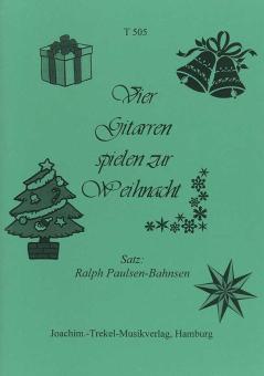 4 Gitarren spielen zur Weihnacht 