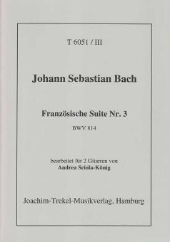 Französische Suite 3 BWV 814 