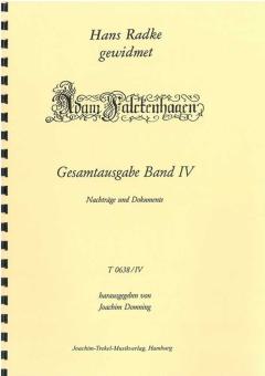 Gesamtausgabe 4: Nachträge und Dokumente 