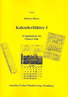 Kalenderblätter 1 