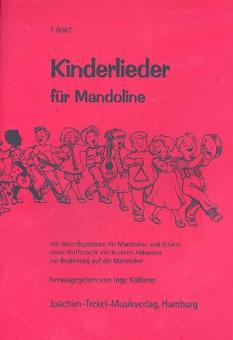 Kinderlieder für Mandoline mit Akkordsymbolen 