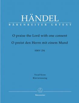 O praise the Lord HWV 254 Standard