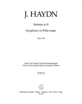 Symphony B flat major Hob. I:98 