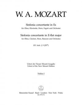 Sinfonia concertante Es-Dur KV Anh. I,9 (297b) 