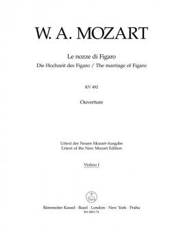 Le nozze di Figaro KV 492 Ouvertüre 