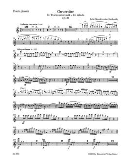 Ouvertüre in C für Harmoniemusik op.24 