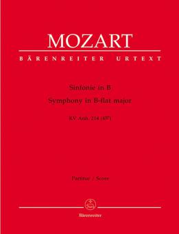 Sinfonie B-Dur KV Anh. 214 (45b) 
