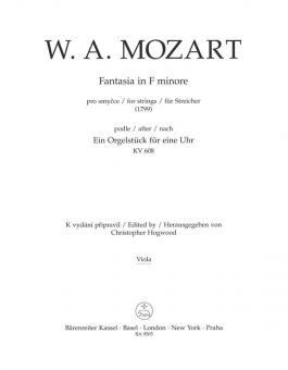 Fantasia für Streicher f-Moll (1799) 