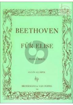 Bagatelle in A minor WoO 59 'For Elise' 