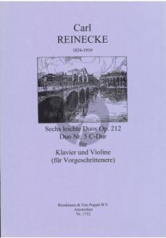 6 leichte Duos op. 212 Nr. 5 D-Dur 
