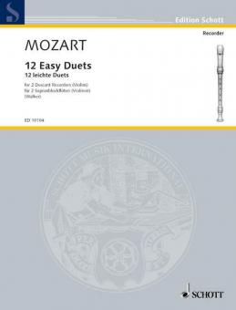 12 Easy Duets K.487 Standard