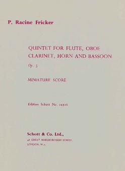 Wind Quintet Op. 5 