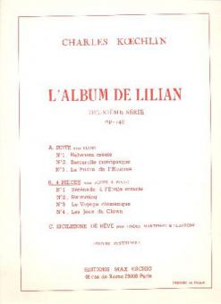 Album Lilian 2S Op 149 4 Pieces Fl-Piano 