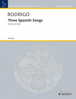 Three Spanish Songs 