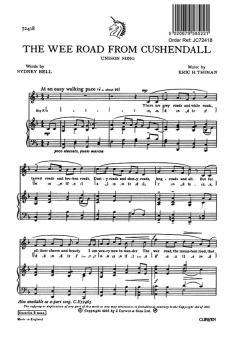 Thiman, E The Wee Road From Cushendall Unison/Piano 