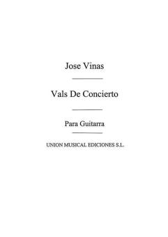 Vals De Concierto (Balaguer) For Guitar 