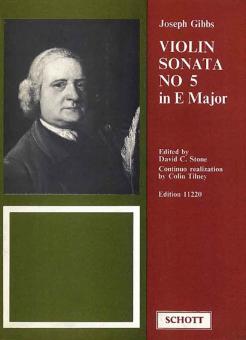 Sonata No. 5 in E Major 