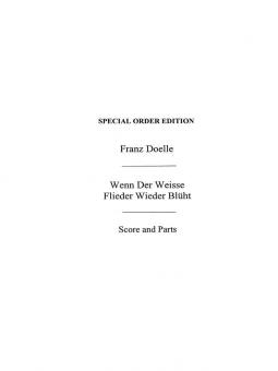 Wenn der weiße Flieder wieder blüht 