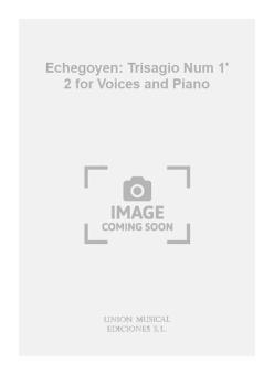 Trisagio Num 1' 2 For Voices And Piano 