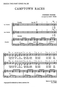 Foster, S Camptown Races 2-Part 