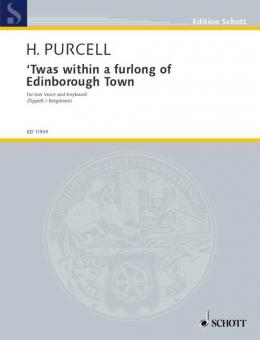 Twas within a furlong of Edinborough Town Standard