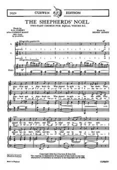 Honey, H The Shepherds' Noel 2-Part/Piano 